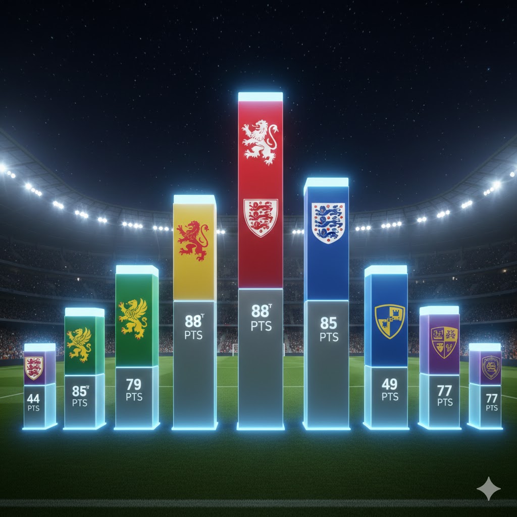 Valioliiga sarjataulukko: Kattava analyysi joukkueiden sijoituksista ja tilastoista